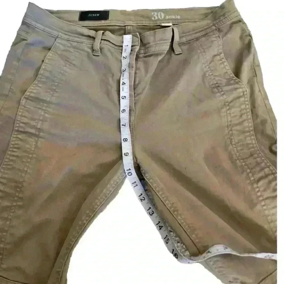 J. Crew Womens Green Ankle Moto Slim Fit Casual Pants 30 - Picture 13 of 13